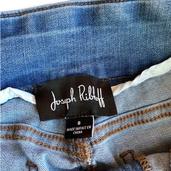 Joseph Ribkoff Denim Slim Ankle Pull-On Jeans Medium Wash Sz 8 - Picture 3 of 8